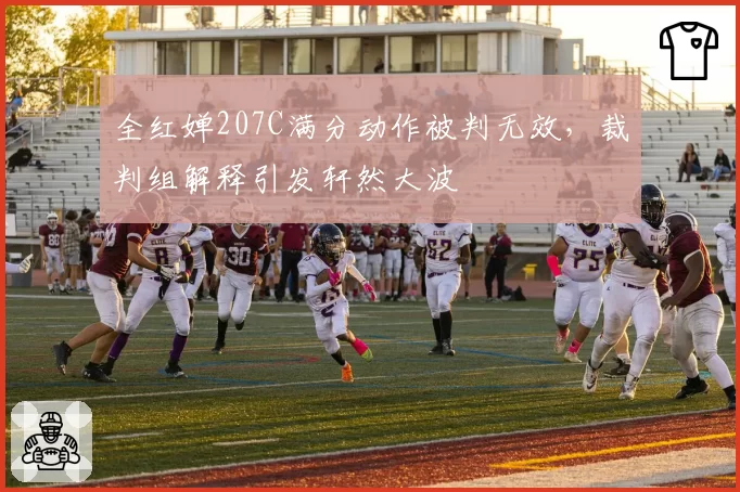 全红婵207C满分动作被判无效，裁判组解释引发轩然大波