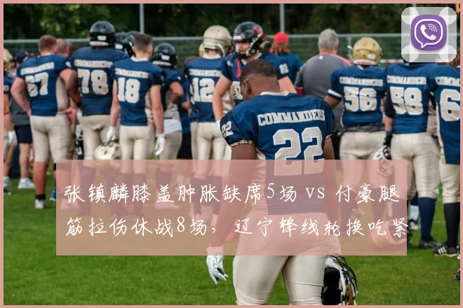 张镇麟膝盖肿胀缺席5场 vs 付豪腿筋拉伤休战8场，辽宁锋线轮换吃紧程度对比